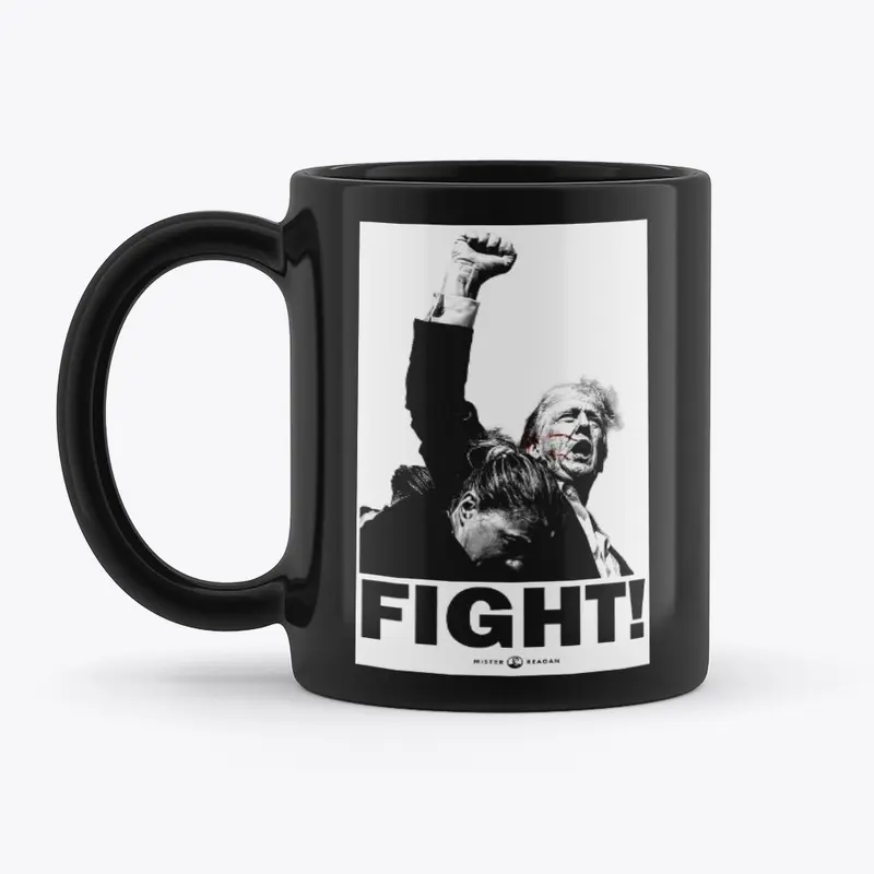 Trump FIGHT! B&W